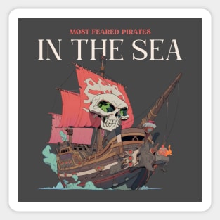 Most Feared Pirates In The Sea Anime Sticker